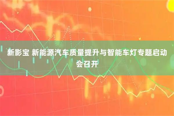 新影宝 新能源汽车质量提升与智能车灯专题启动会召开